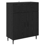 Sideboard Black Oak 69.5 x 34 x 90 cm Engineered Wood 882301