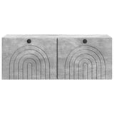 Wall-Mounted TV Cabinet Concrete Grey 78.5 x 31 x 30 cm 898208
