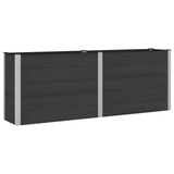 Garden Raised Bed Black 250 x 50 x 91 cm 42038989