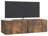Wall-Mounted TV Cabinet Smoked Oak 78.5 x 31 x 30 cm 898550