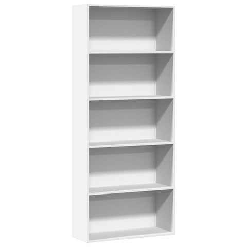 Book Cabinet White 80x30x189 cm Engineered Wood 3314669