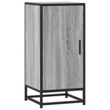 Sideboard Grey Sonoma 35.5x35x76 cm Engineered Wood and Metal 848942
