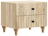 Bedside Cabinet with Drawer 2 pcs Sonoma Oak 43 x 34.5 x 48 cm 894070