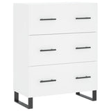 Highboard White 69.5x34x180 cm Engineered Wood 3189405