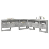 Storage Headboard Concrete grey 180 cm Engineered wood 3335512