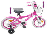 Kids Bike 12 Inches for 2-4 Years Old Pink 42009532