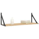 Wall Shelves 2 pcs Sonoma Oak 80x25x25.5 cm Engineered wood 836339