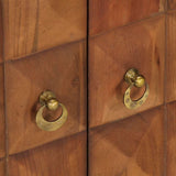 Drawer Cabinet Honey Brown 70x35x70 cm Solid Wood Acacia 358185