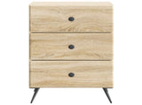 Bedside Cabinet Sonoma Oak 43 x 41 x 66.5 cm Engineered Wood 895477
