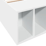 Bed Frame without Mattress White 75x190 cm Small Single 3280622