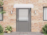 45628 Door Canopy Grey 120x100 cm PC