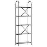 Bookshelf Grey Sonoma 60 x 30 x 183 cm Engineered wood 879908