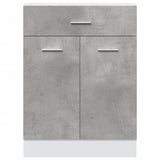 Drawer Bottom Cabinet Lyon Concrete Grey 60x46x81.5 cm Engineered Wood 856088