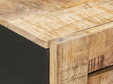 Hanging Cabinet with Storage Brown and Black 38 x 33.5 x 48 cm 4018864