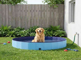Dog Pool Folding Blue 300 x 38 cm Thick PVC 42028268