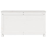 Storage Box White 80x40x45.5 cm Solid Wood Pine 823535