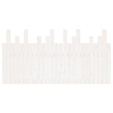 Wall Headboard White 159.5x3x80 cm Solid Wood Pine 824799