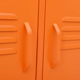 TV Cabinet Orange 105x35x50 cm Steel 336228