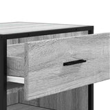 Shoe Rack Grey Sonoma 48x38x97.5 cm Engineered Wood 849212