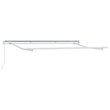 Awning Frame Retractable Manual White 3.5 x 2 m Metal 42002542