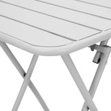 Bistro Table White 55 x 55 x 72.5 cm Powder-coated Steel 42002944