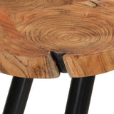 Log Bar Table 90x54x105 cm Solid Wood Acacia 351786
