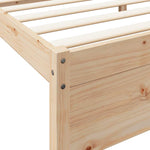 Bookcase Bed without Mattress 75x190 cm Solid Wood Pine 3324368