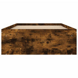 Bed Frame without Mattress Smoked Oak 100x200 cm 3203835