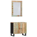 2 Piece Bathroom Furniture Set Solid Wood Reclaimed 3200635