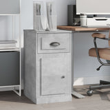 Side Cabinet with Drawer Concrete Grey 40x50x75 cm Engineered Wood 816484