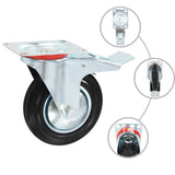 12 pcs Swivel Casters 160 mm 277992