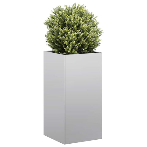 ZNTS Planter 40x40x80 cm Galvanised Steel 860708