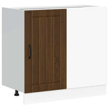 Kitchen Base Cabinet Lucca Brown Oak Engineered Wood 854315