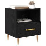 Bedside Table 2 pcs Black 40 x 35 x 47.5 cm Engineered Wood 882080