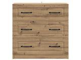 Drawer Cabinet Artisan Oak 66 x 34.5 x 87 cm Engineered Wood 895764