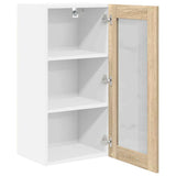 Hanging Cabinet with Storage 2 pcs Sonoma Oak 40 x 31 x 80 cm 884303
