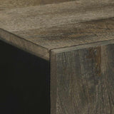 Sideboard Black 90x33x75 cm Solid Wood Mango 4017712