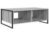 Coffee Table Grey Sonoma 80 x 50 x 40 cm Engineered Wood 886435