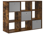 Sideboard with Drawer Smoked Oak 102 x 31 x 99.5 cm 8000496