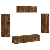 TV Cabinet 5 pcs Smoked Oak 3409173