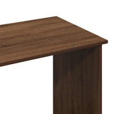 Desk Brown Oak 102x50x75 cm Engineered Wood 860469