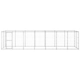 Outdoor Dog Kennel Galvanised Steel 16,94 m 3082310