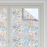 Window Films 5 pcs Frosted 3D Rainbow Pattern PVC 3208986