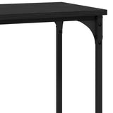 Console Table Black oak 101 x 30.5 x 75 cm Engineered wood 883518