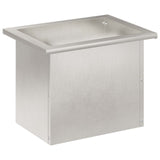 Garden Planter with LED Silver 30 x 40 x 30 cm Stainless Steel 8008078