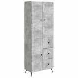 Cabinet Set 2 pcs Concrete Grey Engineered Wood 3416901