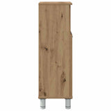 Bathroom Cabinet Artisan Oak 30x30x95 cm Engineered Wood 856138