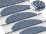 Stair Mats Self-adhesive Sisal-Look 30 pcs 65x21x4 cm Blue 3365874