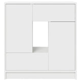 Sideboard with Drawers and Doors White 70.5x34x74.5 cm 861841
