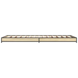 Bed Frame Sonoma Oak 80 x 200 cm Engineered Wood 8009143